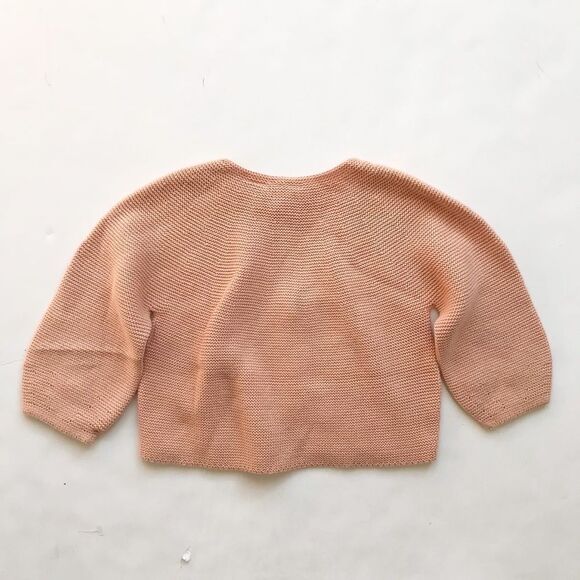 Zara NWT blush knit single button cardigan 6-9 months - Picture 5 of 5